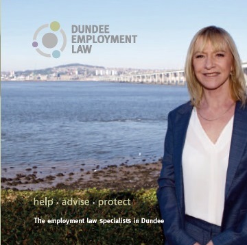 Promotional leaflet for Dundee Employment Law